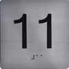elevator floor 11 sign jamb plate floor 11 sign ada