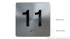 elevator floor 11 sign jamb plate floor 11 sign ada