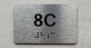 APT# 8C SILVER Compliance Sign
