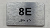 APT# 8E SILVER Compliance Sign