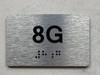 APT# 8G SILVER Safety Sign