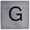 ground elevator sign g jamb plate g