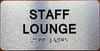 The Staff Lounge Sign