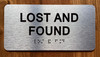 Lost And Found Ada Sign