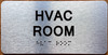 The Hvac Room Sign