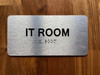 It Room Compliance Sign