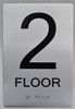 2nd Floor - FLOOR 2  The sensation line Sign