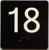18 Sign with Raised Letters Sign