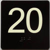 20 Sign with Raised Letters Sign