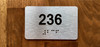 Apartment number 236 Safety Sign