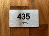 Apartment number 435 Compliance Sign