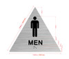 Men Restroom With Sign with Raised Letters Hpd Sign