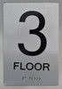 3rd Floor - floor 3  The sensation line Sign