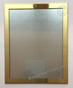 Elevator frame -Brushed Gold Stainless Steel Commercials Poster Frame