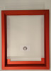 Elevator Inspection Frame  Red Commercials Frame