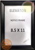 Elevator Safety Notice  Commercial Frame