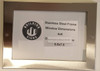 ElevatorSafety Notice Poster Commercial Hpd Frame Stainless Steel