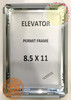ElevatorSafety Notice Poster Commercial Frame