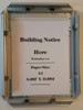 Hallway/Lobby Safety Notice  Commercial Frame Poster Commercial Frame