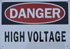 Danger High Voltage Signage