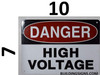 Danger HIGH Voltage  Safety Sign