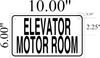 Electric Meter Room  Safety Sign