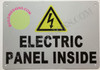 Electrical Panel Inside  Safety Sign