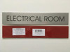 Electrical Room Sign -Delicato Line