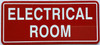 ELECTRICAL ROOM Signage -The Mont argent line.