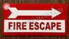 Electrical Room Sign Right Arrow