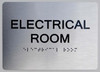 Electrical Room Signage -Tactile Touch Braille Signage - The Sensation line