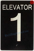 ELEVATOR 1  Tactile Touch Braille  - The Sensation line