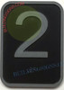 ELEVATOR 2ND FLOOR Signage- ELEVATOR JAMB PLATE 3RD FLOOR Signage -THE IRON LINE