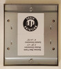 Elevator Certificate Frame - Stainless Steel
