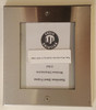 Elevator Certificate   Commercial Frame - Stainless Steel
