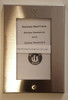 Elevator Certificate  Compliance Frame - Stainless Steel