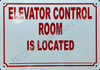 Elevator Control Room is Located_