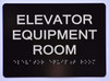 Elevator Equipment Room Black The Sensation line