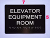 Elevator Equipment Room Black The Sensation line