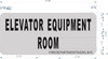 Elevator Equipment Room Sign -The Mont Argent Line.