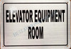 Elevator Equipment  Safety Sign - Napoli Argento Line