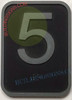 ELEVATOR FLOOR 5 - ELEVATOR JAMB PLATE FLOOR 5  -THE IRON LINE