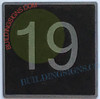 ELEVATOR FLOOR NUMBER 19 Signage- ELEVATOR JAMB PLATE FLOOR 19 Signage -THE IRON LINE