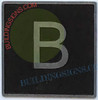 ELEVATOR FLOOR NUMBER B SIGN- ELEVATOR JAMB PLATE FLOOR B SIGN -THE IRON LINE