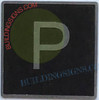 ELEVATOR FLOOR NUMBER P Signage- ELEVATOR JAMB PLATE PARKING Signage -THE IRON LINE