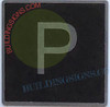 ELEVATOR FLOOR NUMBER P  Safety Sign- ELEVATOR JAMB PLATE PARKING  Safety Sign -THE IRON LINE