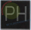 ELEVATOR FLOOR NUMBER PH SIGN- ELEVATOR JAMB PLATE FLOOR PH SIGN -THE IRON LINE
