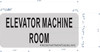 Elevator Machine Room Signage -The Mont Argent Line.
