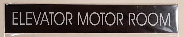 Elevator Motor Room Sign