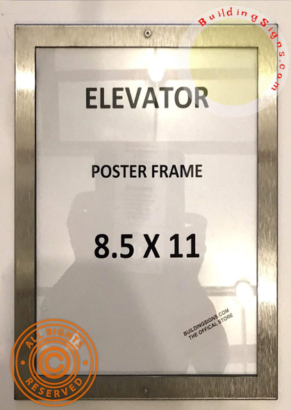 Elevator Poster  Wall Frame